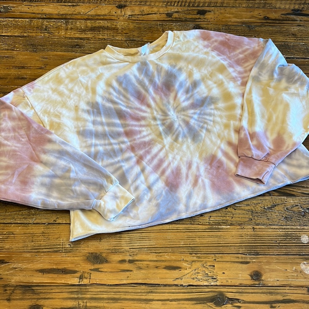 Project Social T Tie Dyed Crew Sweatshirt